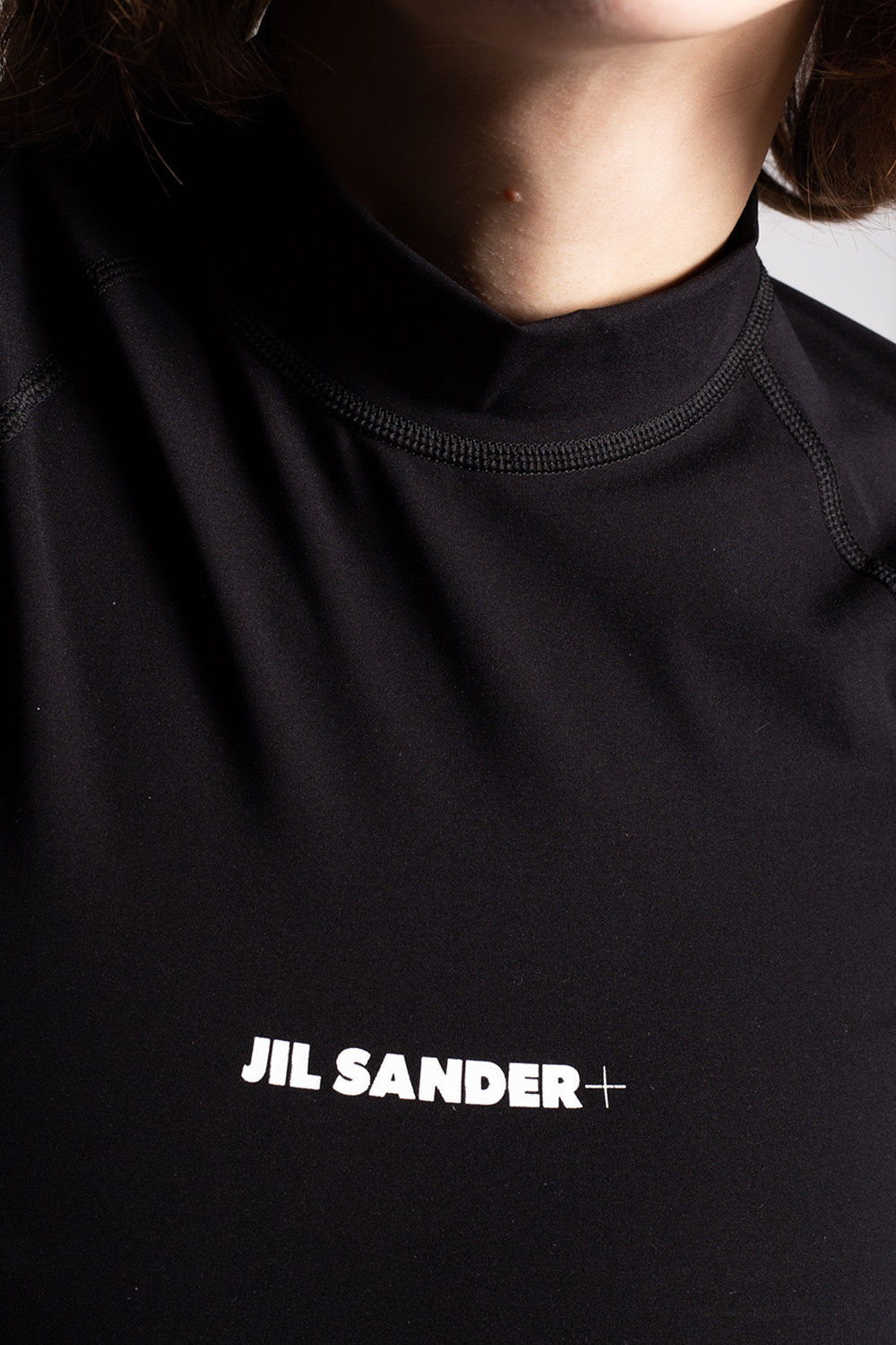 JIL SANDER SEAM AND FRINGING DETAIL TEE - Tシャツ/カットソー(半袖 ...